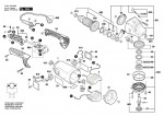 Bosch 3 601 H55 M02 GWS 26-180 JH Angle Grinder Spare Parts